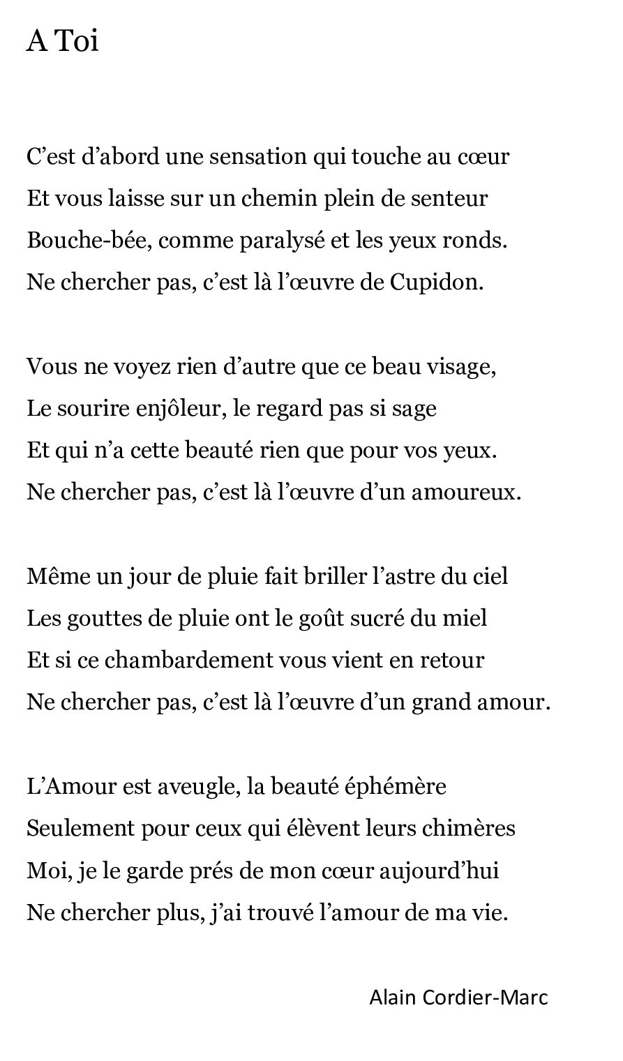 Texte A Toi