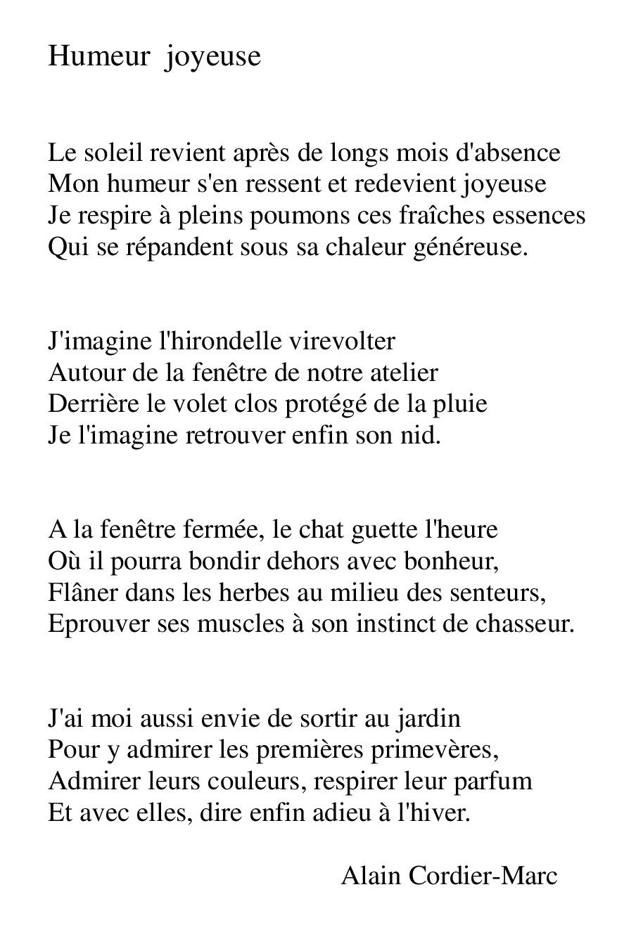 Humeur joyeuse 