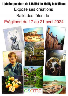 Affiche atelier peinture pregilbert 1